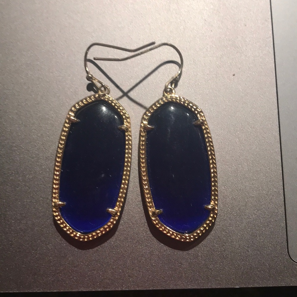 Navy blue Kendra Scott earrings